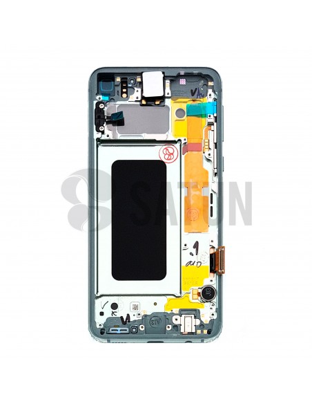 Pantalla Samsung Galaxy S10e verde posterior. GH82-18836E. GH82-18852E.