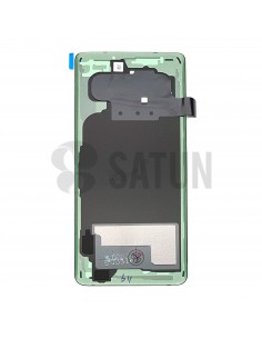 Tapa de batería Samsung Galaxy S10 blanco prisma frontal. GH82-18378F 2