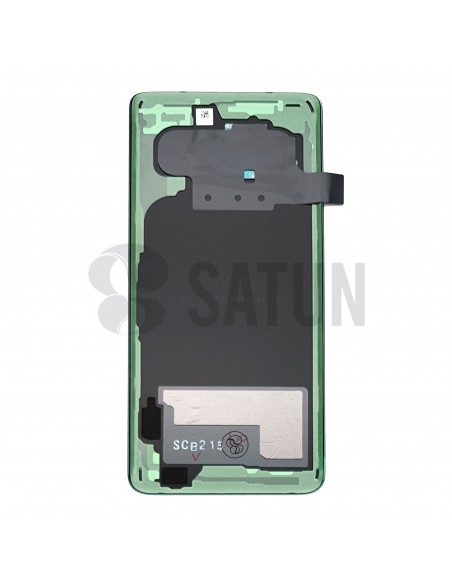 Tapa de batería Samsung Galaxy S10 verde posterior. GH82-18378E