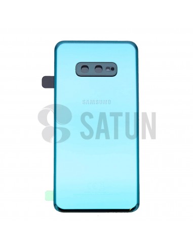 Tapa de batería Samsung Galaxy S10e verde frontal. GH82-18452E