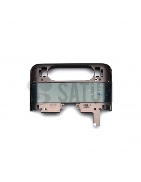 Carcasa intermedia superior Samsung Galaxy A80 negro frontal. GH82-20429A