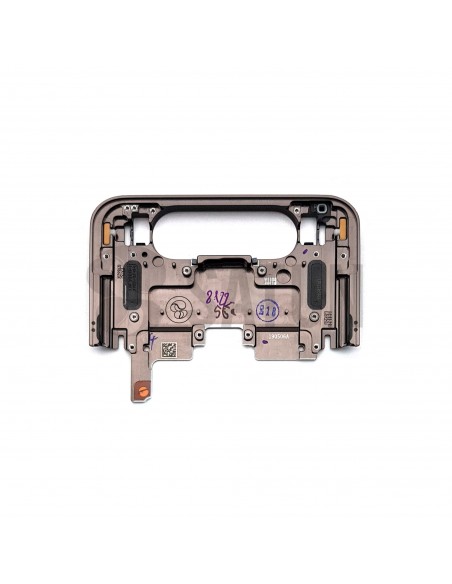 Carcasa intermedia superior Samsung Galaxy A80 negro posterior. GH82-20429A