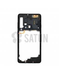 Carcasa intermedia Samsung Galaxy A9 2018 negro posterior. GH96-12294A