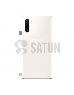Tapa de batería Samsung Galaxy Note 10 blanco front. GH82-20528B
