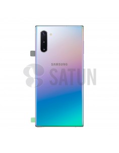 Tapa de batería Samsung Galaxy Note 10 silver front. GH82-20528C