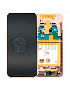 Pantalla con marco Samsung Galaxy A80 oro. GH82-20348C