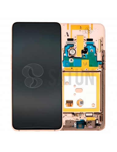 Pantalla con marco Samsung Galaxy A80 oro. GH82-20348C