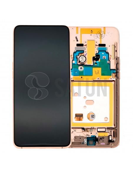 Pantalla con marco Samsung Galaxy A80 oro. GH82-20348C