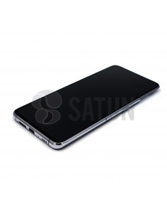 Pantalla con marco Samsung Galaxy A80 plata. GH82-20348B 2