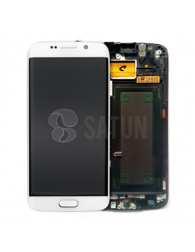 Pantalla Samsung Galaxy S6 Edge blanco. GH97-17162B
