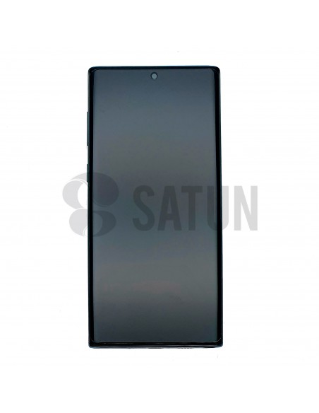 Pantalla Samsung Galaxy Note 10 negro frontal. GH82-20818A y GH82-20817A