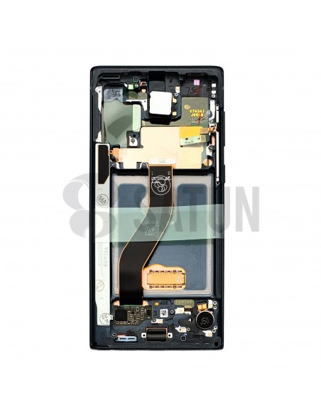 Pantalla Samsung Galaxy Note 10 negro interior. GH82-20818A y GH82-20817A