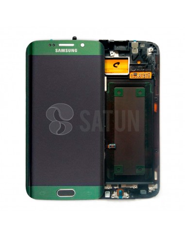 Pantalla Samsung Galaxy S6 Edge verde. GH97-17162E