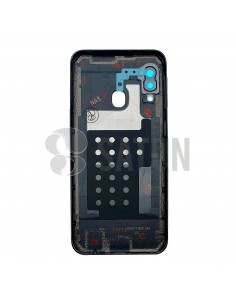 Carcasa intermedia Samsung Galaxy A20e negro vista en perspectiva. GH82-20125A 2