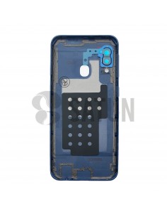Carcasa trasera Samsung Galaxy A20e azul vista en perspectiva. GH82-20125C 2