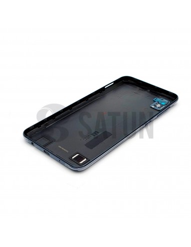 Carcasa trasera Samsung Galaxy A10 negro vista interior perspectiva. GH82-20232A