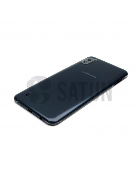 Carcasa trasera Samsung Galaxy A10 negro. GH82-20232A
