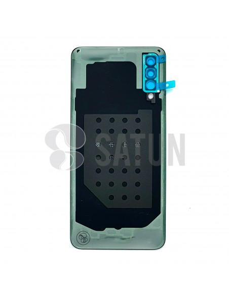 GH82-20805B. Tapa de batería Samsung Galaxy A30s verde vista posterior.