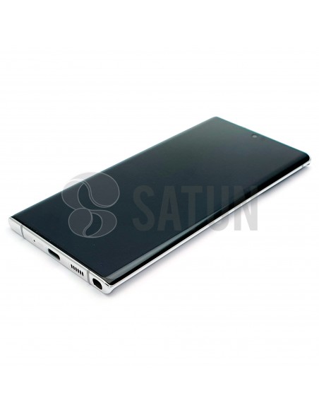 GH82-20838B . Pantalla Samsung Galaxy Note 10 plus blanco frontal