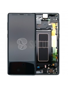 Pantalla con marco Samsung Galaxy Note 9 negro. GH97-22269A y GH97-22270A