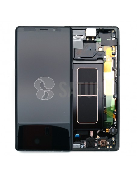 Pantalla con marco Samsung Galaxy Note 9 negro. GH97-22269A y GH97-22270A