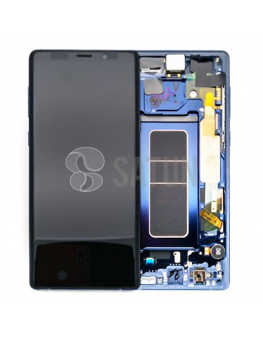 Pantalla con marco Samsung Galaxy Note 9 azul. GH97-22269B y GH97-22270B