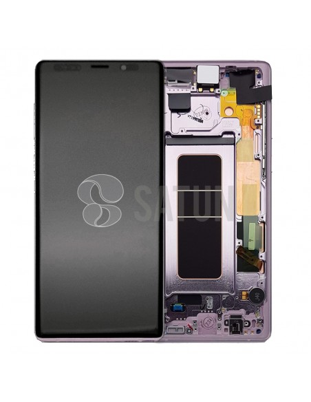 Pantalla con marco Samsung Galaxy Note 9 morado. GH97-22269E y GH97-22270E