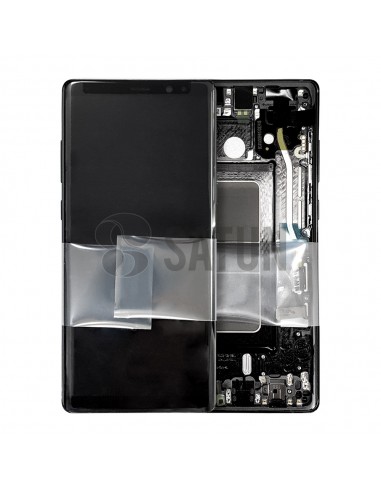 Pantalla con marco Samsung Galaxy Note 8 negro. GH97-21065A y GH97-21066A