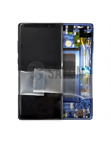 Pantalla con marco Samsung Galaxy Note 8 azul. GH97-21065B y GH07-21066B