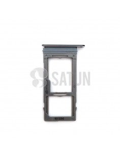 Bandeja SIM y MicroSD Samsung Galaxy Note 9 negro frontal