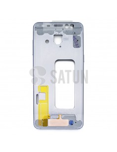 Carcasa intermedia Samsung Galaxy A8  morado frontal