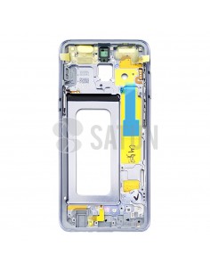 Carcasa intermedia Samsung Galaxy A8  morado frontal 2