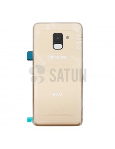 Tapa de batería Samsung Galaxy A8 Dual SIM oro frontal