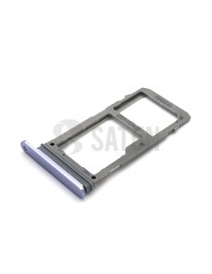 Bandeja SIM2 y microSD Samsung Galaxy A8 morado