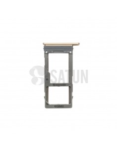 Bandeja SIM2 y microSD Samsung Galaxy A8 oro 2