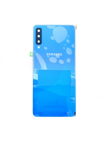 Tapa de batería Samsung Galaxy A7 2018 azul frontal
