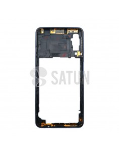 Carcasa intermedia Samsung Galaxy A7 2018 negro frontal 2