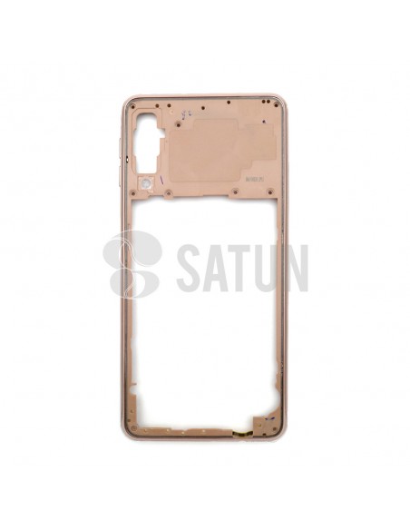 Carcasa intermedia Samsung Galaxy A7 2018 oro frontal