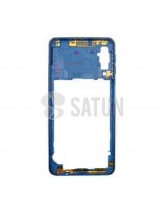 Carcasa intermedia Samsung Galaxy A7 2018 azul frontal 2
