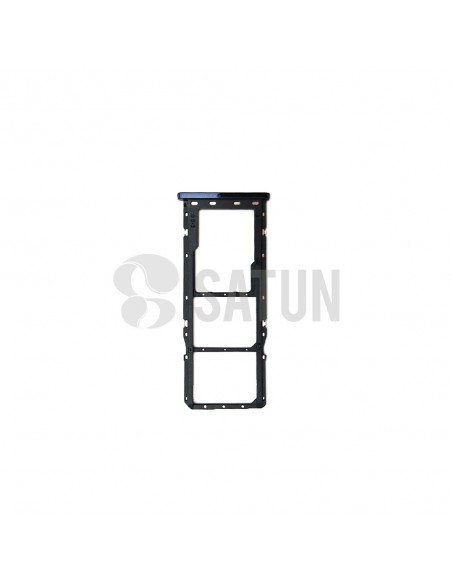 Bandeja Dual SIM y MicroSD Samsung Galaxy A7 2018 negro posterior