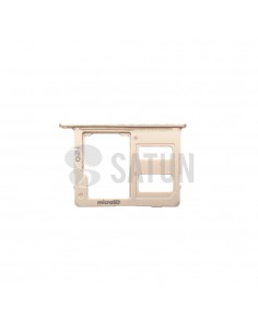Bandeja microSD y SIM Samsung Galaxy A6 oro 2