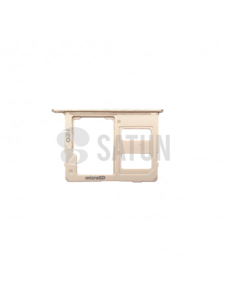 Bandeja microSD y SIM Samsung Galaxy A6 oro frontal