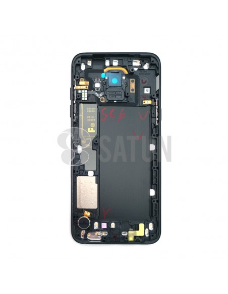Carcasa trasera Samsung Galaxy A6 negro posterior