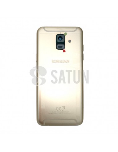 Carcasa trasera Samsung Galaxy A6 oro frontal