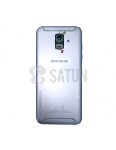 Carcasa trasera Samsung Galaxy A6 violeta frontal