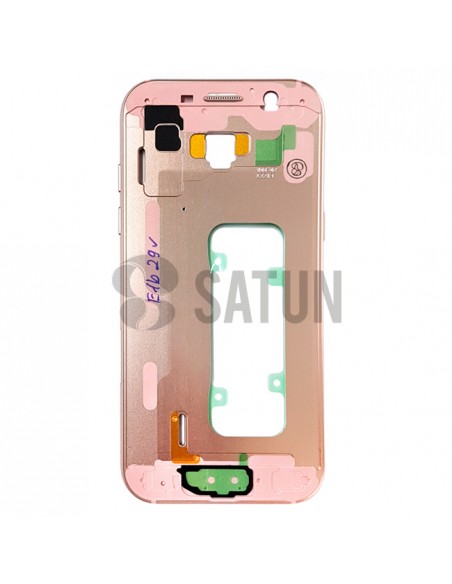 Carcasa intermedia Samsung Galaxy A5 2017 rosa