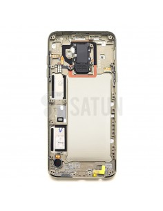 Carcasa trasera Samsung Galaxy A6 plus oro 2