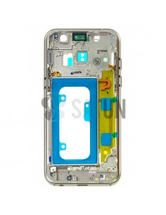 Carcasa intermedia Samsung Galaxy A3 2017 (SM-A320) oro 2
