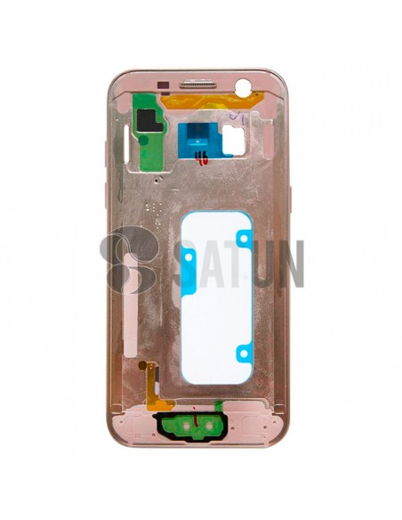 Carcasa intermedia Samsung Galaxy A3 2017 (SM-A320) rosa