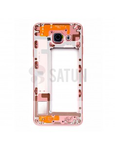 GH96-09938D . Carcasa intermedia Samsung  Galaxy A3 2016 rosa